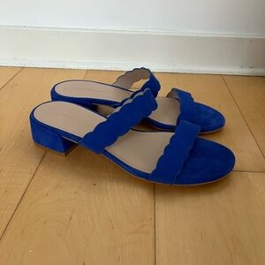 Stuart Weitzman Sandals - blue suede